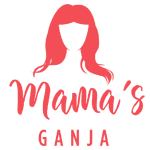 Mama's Ganja Cannabis Logo Square